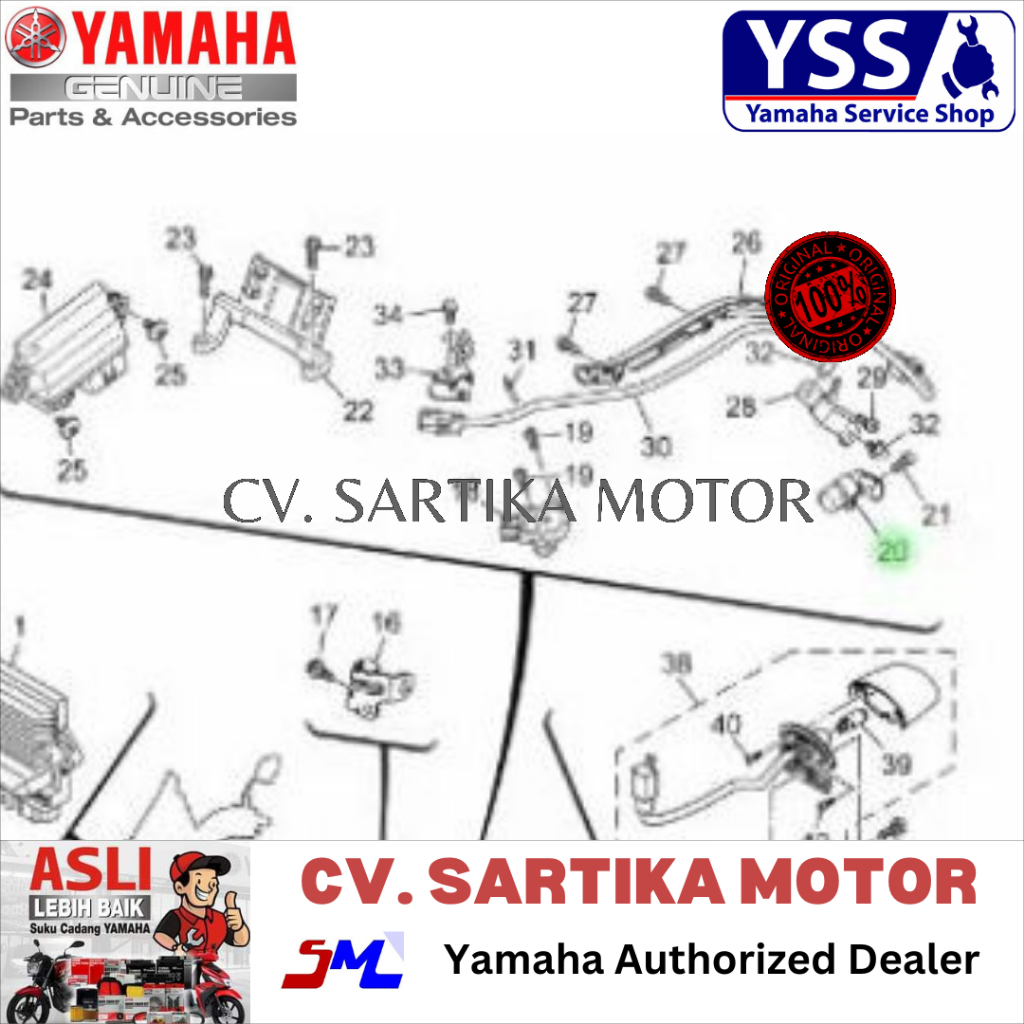 SENSOR SPEED NMAX TURBO / SENSOR, SPEED / BLS-H3755-00