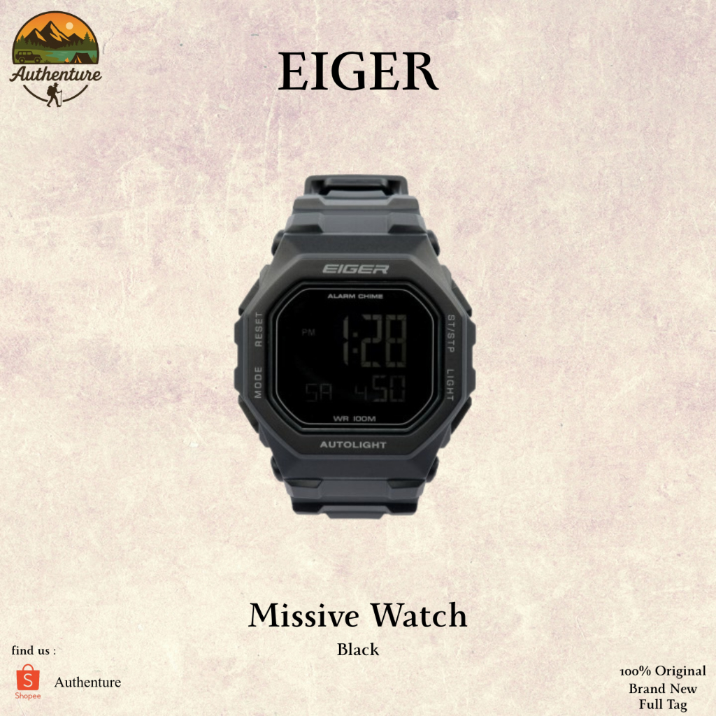 Jam Riding Missive Watch Originial ElGER 10 ATM Water Resistant