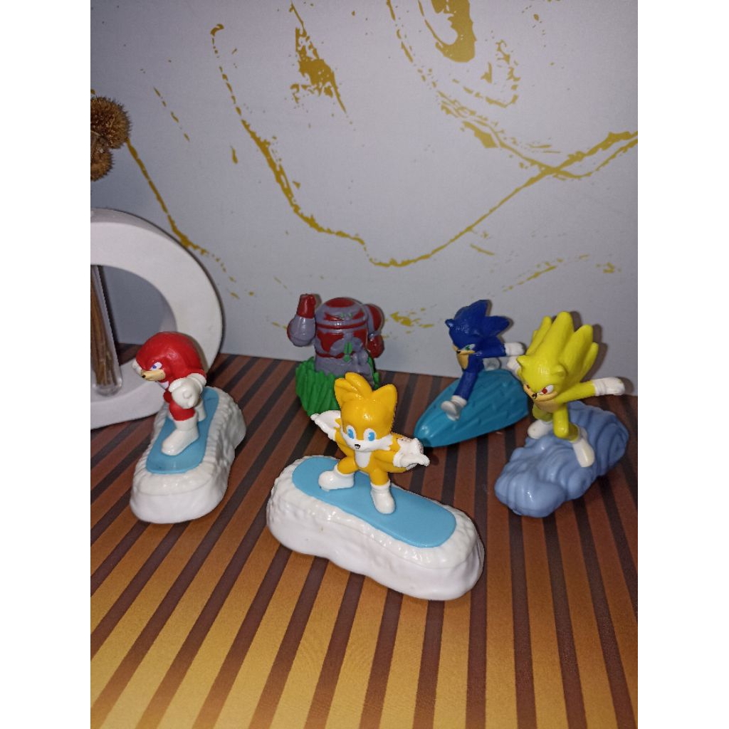 PL Preloved Mainan McD Sonic Boneka Plastik