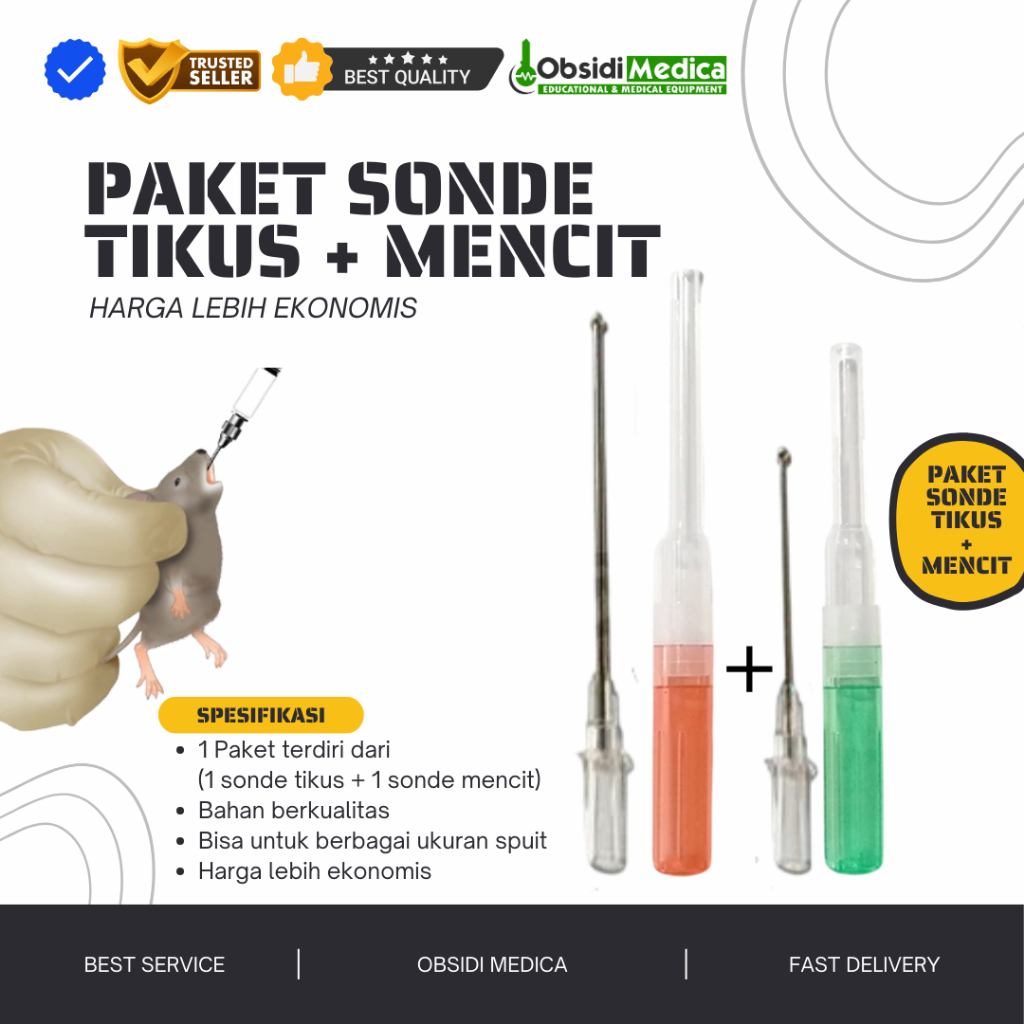 Paket Sonde Tikus dan Sonde Mencit - Lebih Hemat