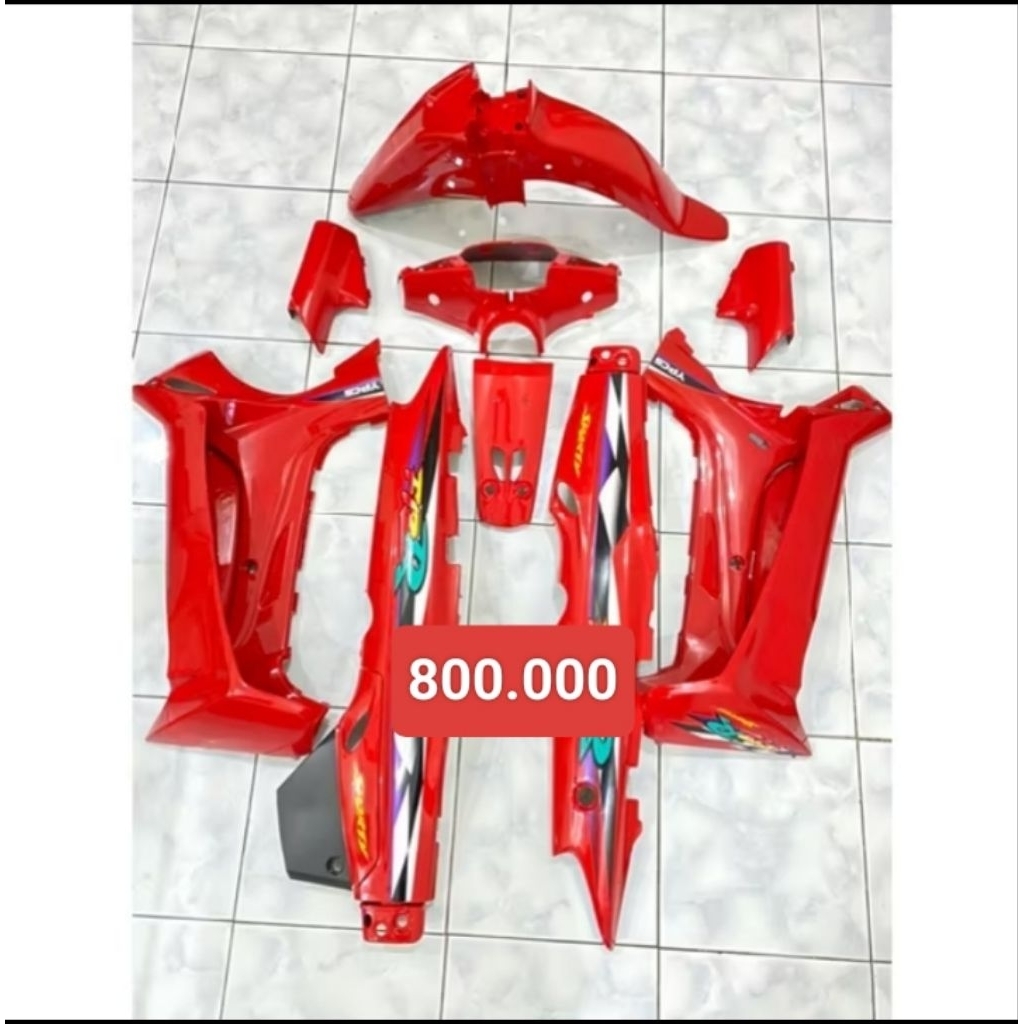 body set fizr full merah modif 1998 standar