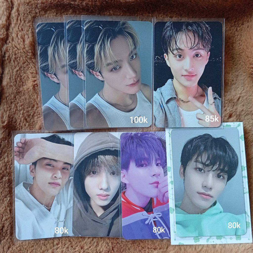 Photocard PC NCT Jeno real city Jisung Mark Jaemin Official