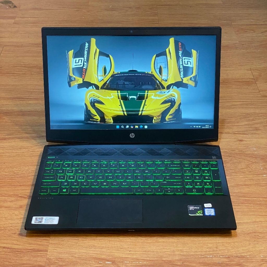 LAPTOP HP PAVILION GAMING 15 PROCESOR INTEL CORE I7-8750H RAM 16GB SSD 128GB NVME HARDISK 500GB VGA 