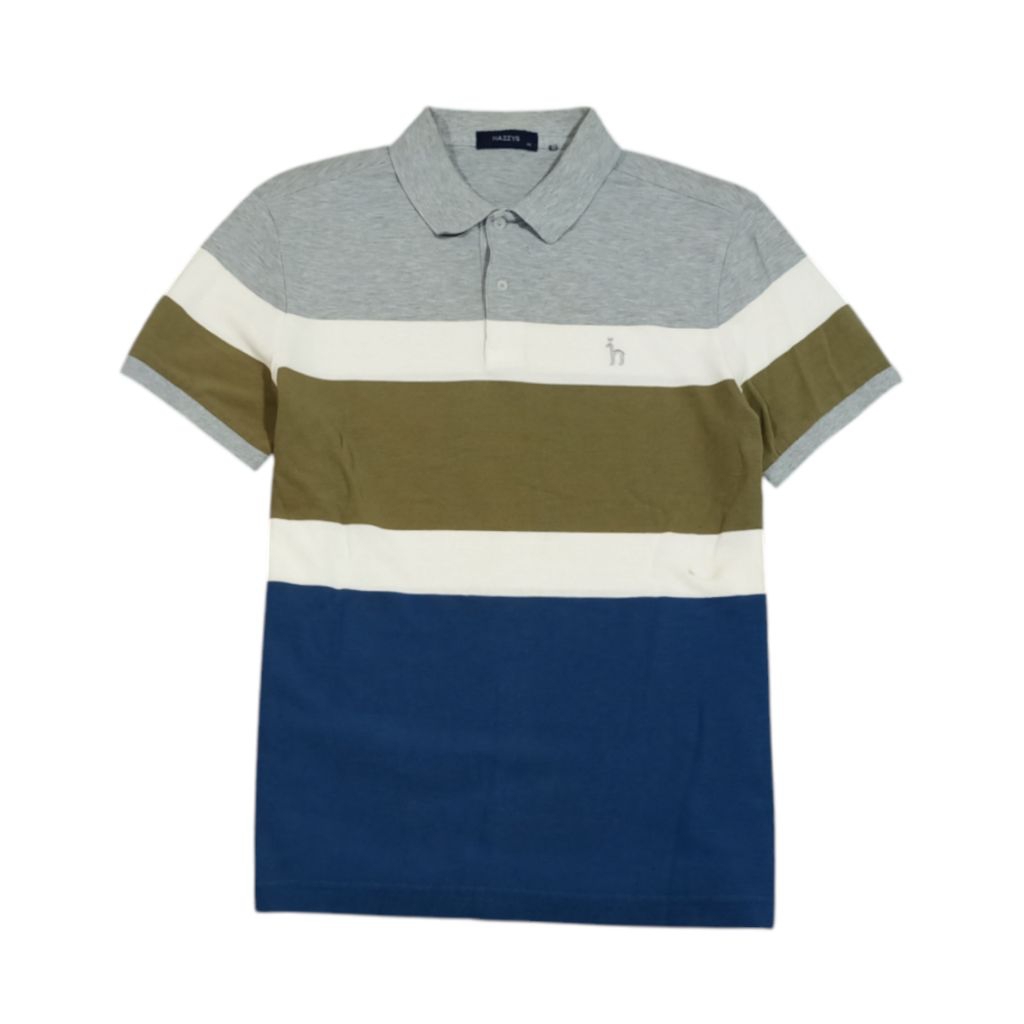 KAOS KERAH POLO SHIRT HAZZYS SECOND SIZE M