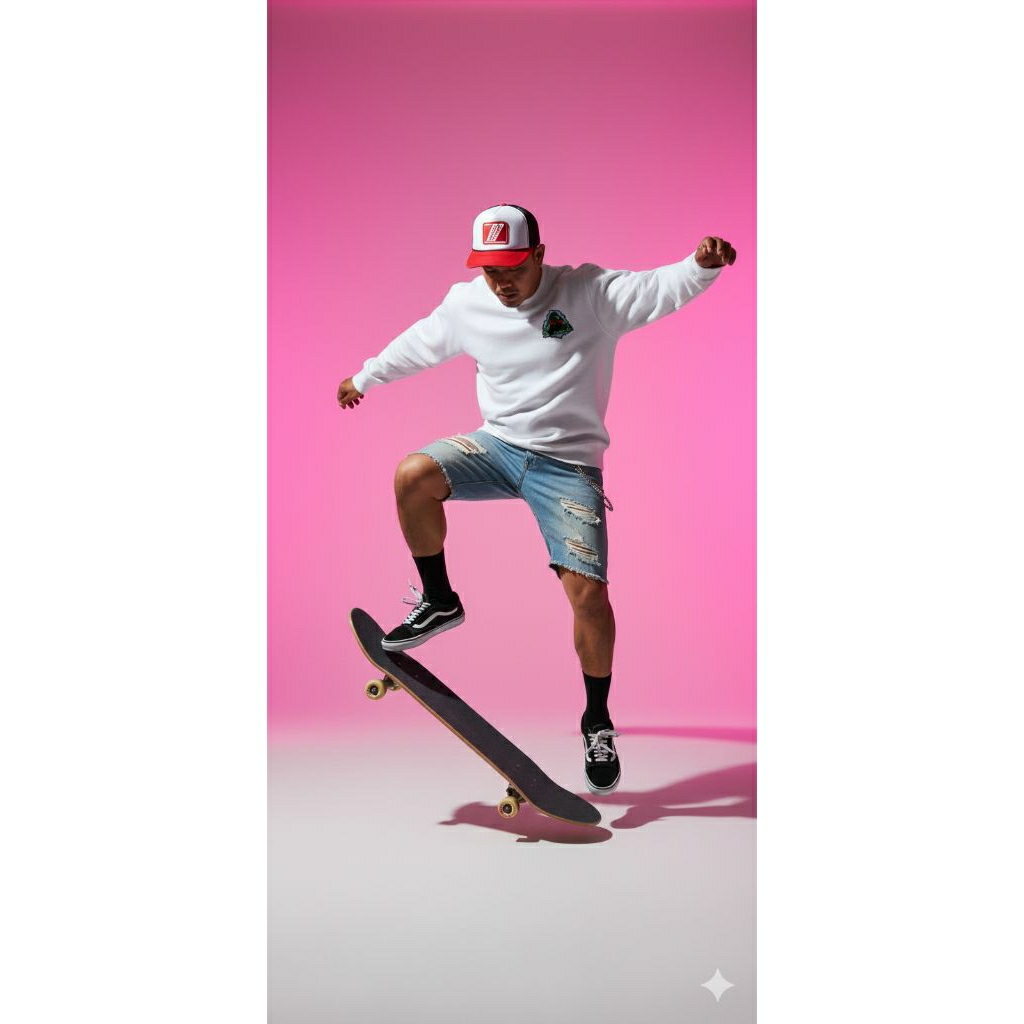 Crewneck Palace Tri Ripper Skateboarder