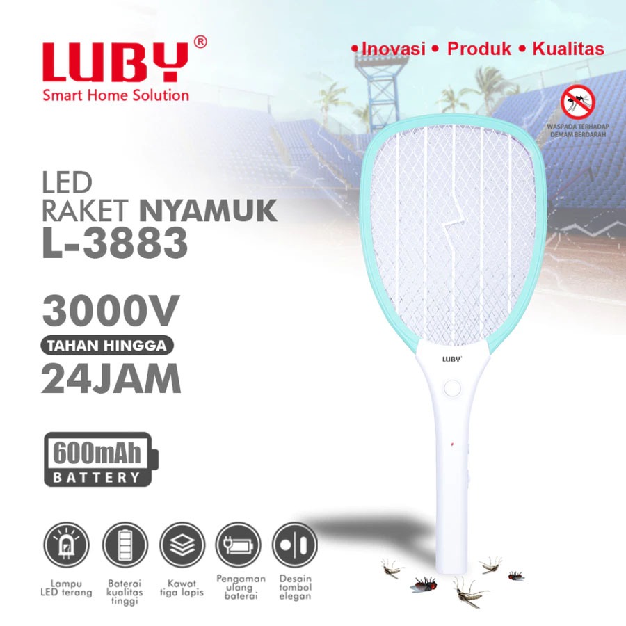 Luby Raket Nyamuk Luby tipe L-3838