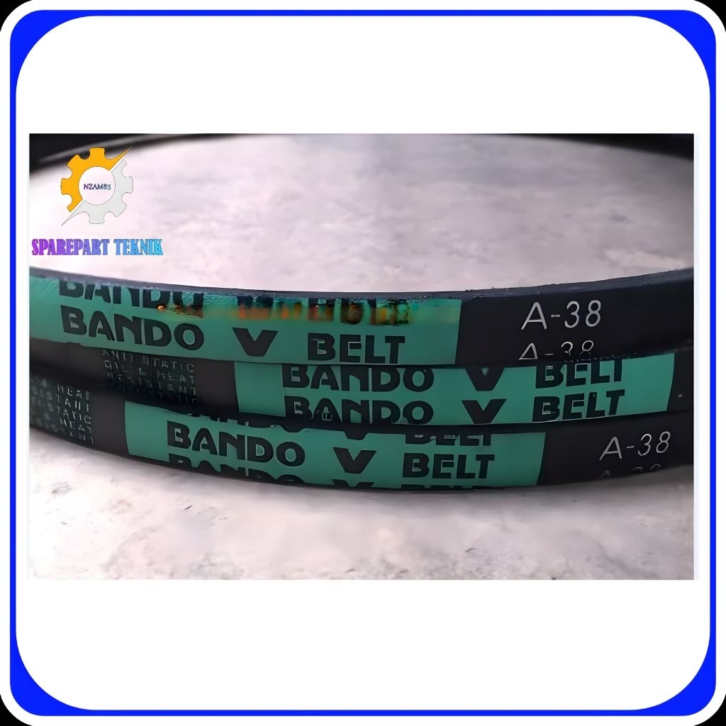 V Belt A38 Bando/ Vanbelt A38 Bando Greenseal Bando A38, A 38, A-38