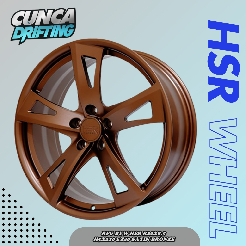 VELG RACING HSR FORGED UNTUK MOBIL M3 F30 X5 RANGEROVER M5 HSR RFG BYW R20 VELG MOBIL BMW M5 RING 20