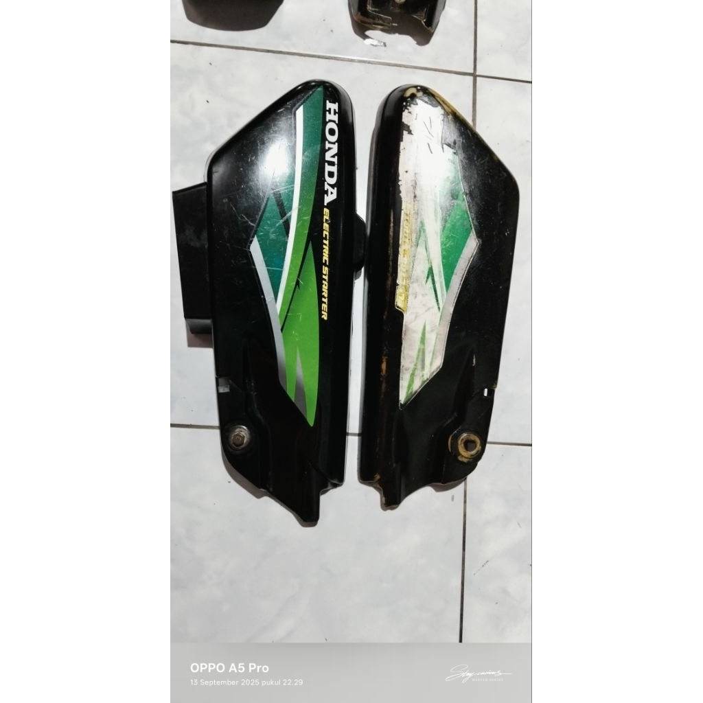 Cover box aki Honda Grand , tepong Aki honda Grand econd
