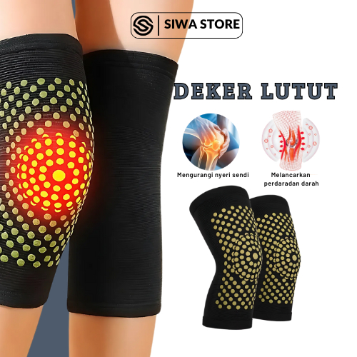 SIWA Deker terapi lutut Magnetik Untuk nyeri sendi Korset Lutut Penghangat pemanas Kaki Knee Pads