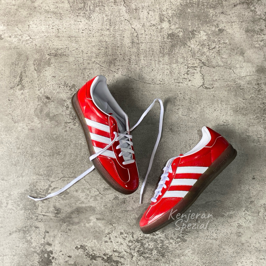 Adidas Gazelle Indoor Leather Red White