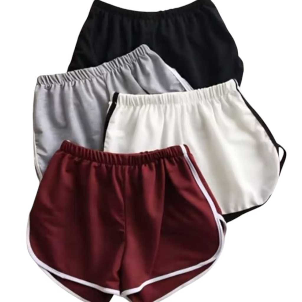 PAKET 3 PCS Celana hotpants strech korea santai wanita dewasa muniko/celana tidur/celana olahraga