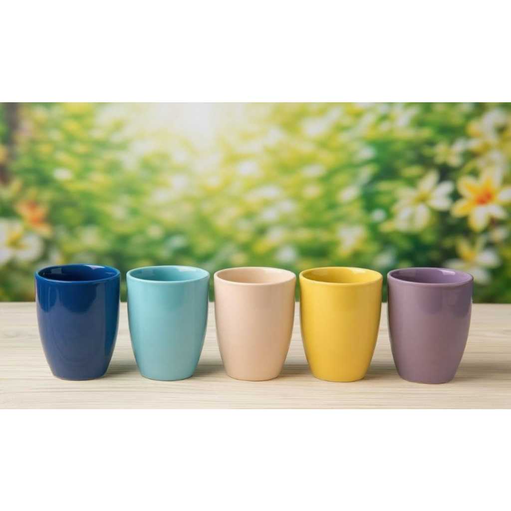 GELAS COREL WARNA CANTIK CANTIK/GELAS KERAMIK/GELAS SOUVENIR PREMIUM