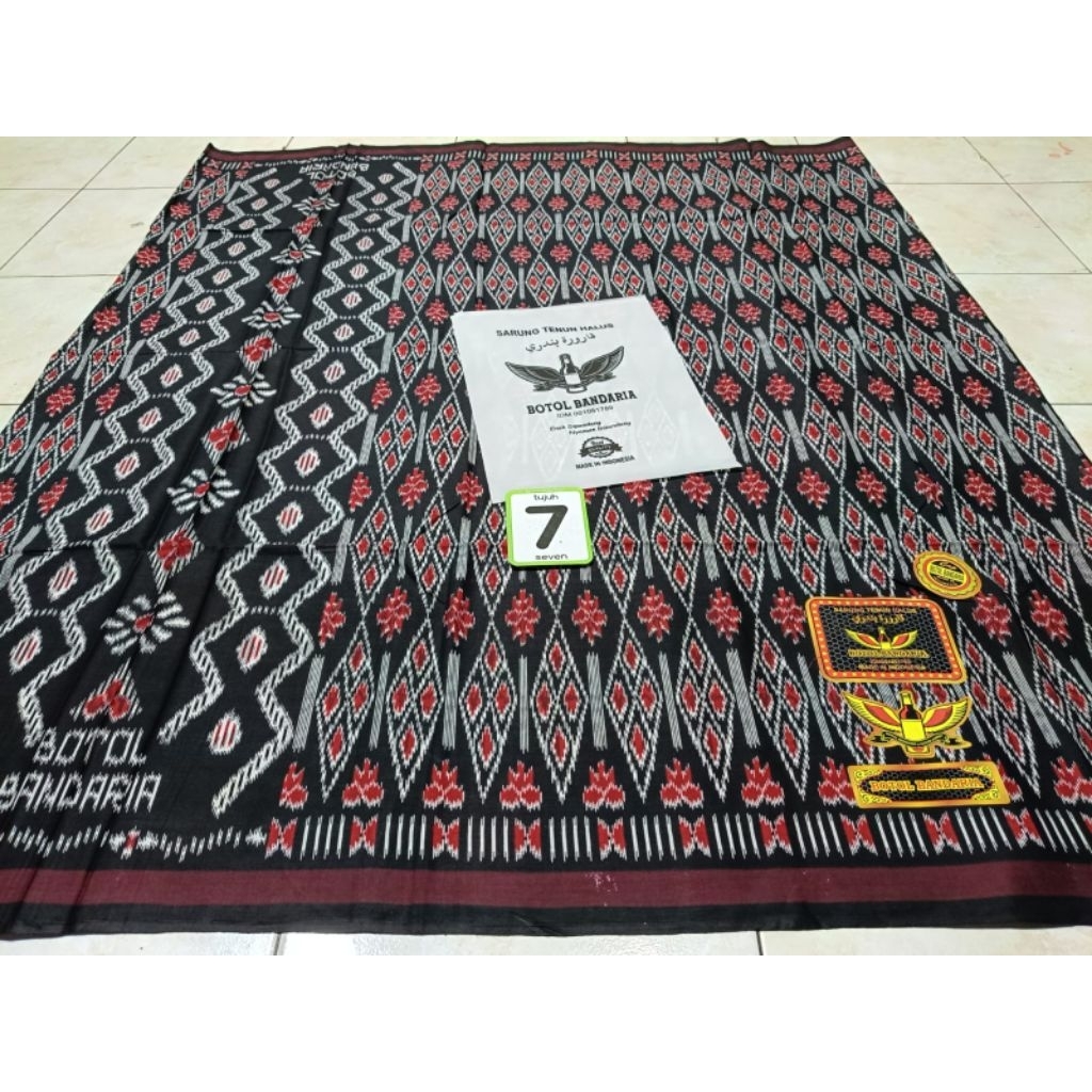 Sarung Goyor Tenun Motif Printing Kain Lembut Halus