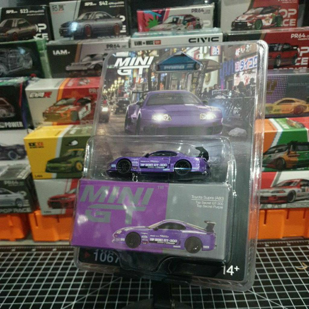 MINI GT TOYOTA SUPRA TOP SECRET GT 300