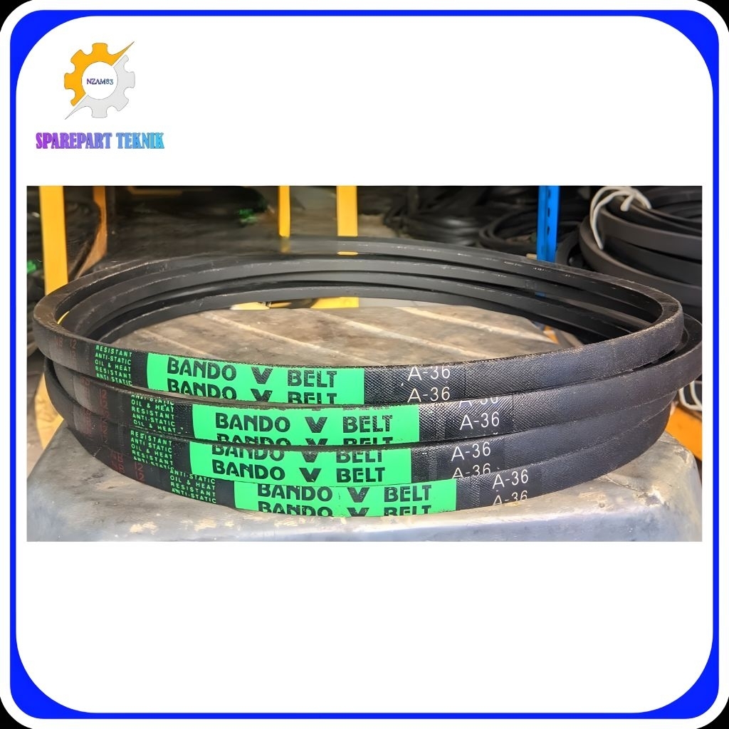 V Belt A36 Bando/ Vanbelt A36 Bando Greenseal Bando A36, A 36, A-36