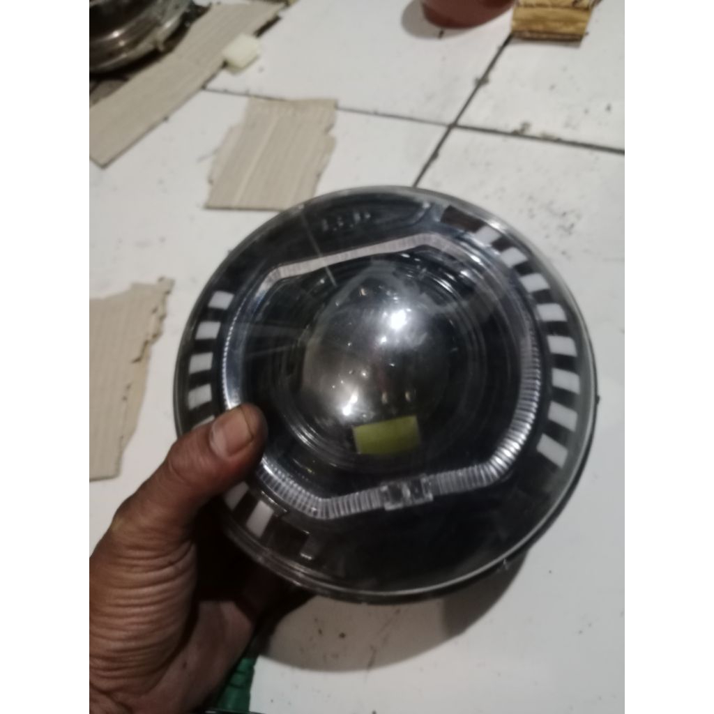 headlamp 7 inch biled cr7 c633 lampu biled 7 inch cr7 c633