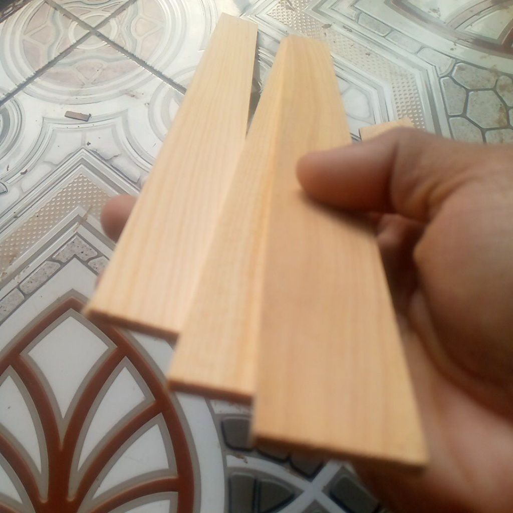 papan jati belanda L 3cm/P 40cm  tebal 4 cm