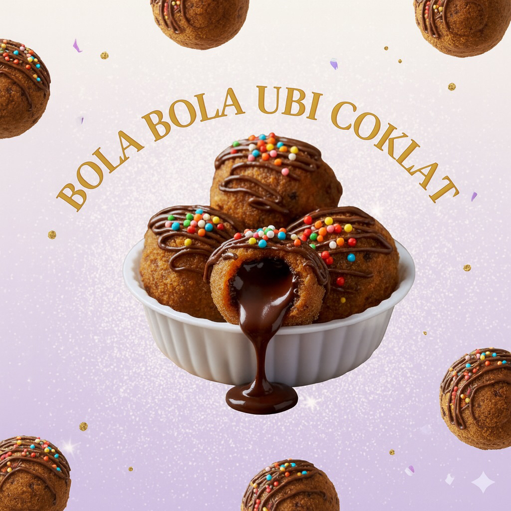 Bola-bola ubi isi coklat