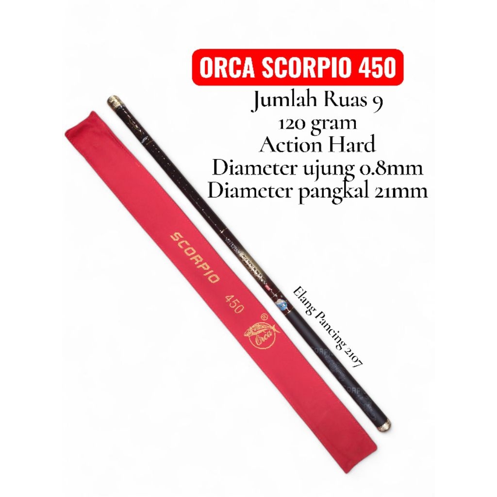 joran tegek orca scorpio 450