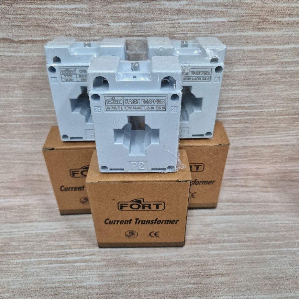 FORT CURRENT TRANSFORMER CT MSQ 30 BUSBAR HOLE 10X30 CLASS 0,5 30A 50A 60A 75A 100A 150A 200A 250A