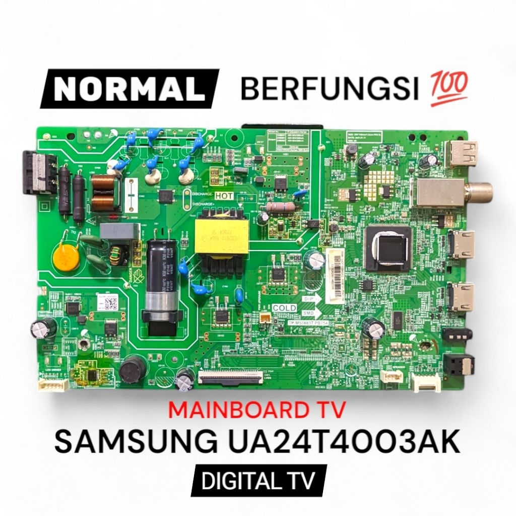 MB TV // MAINBOARD TV SAMSUNG UA24T4003AK 24T4003AK