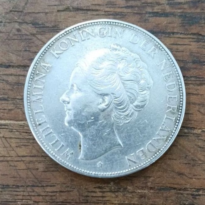 koin perak wilhelmina orginal 2,5G