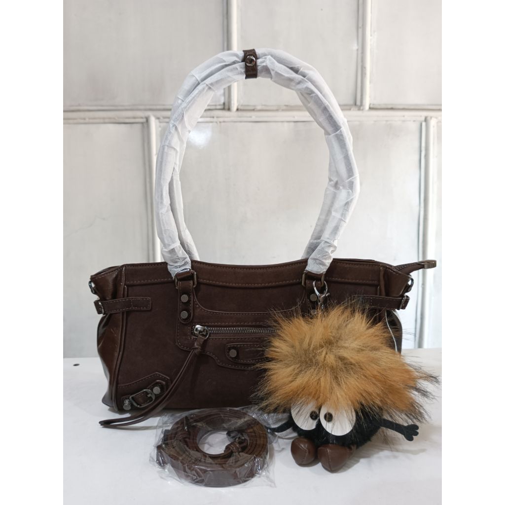 ROYAL CUIR BALEN MIX SUEDE WARNA COFFEE