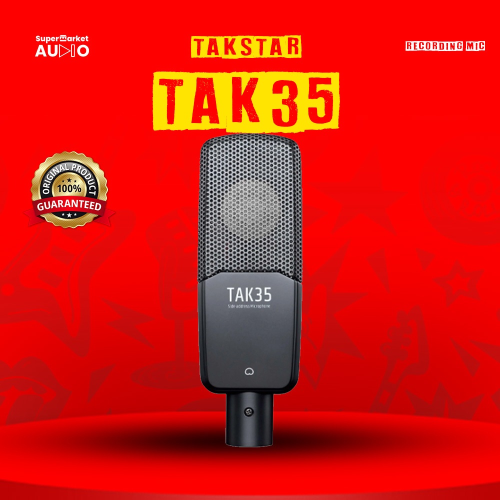 Takstar TAK35 Mic Recording Kondenser Mic TAK 35 Streaming Mic