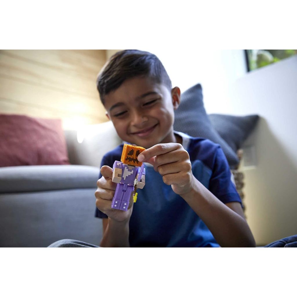 Mattel Minecraft Ultimate Ender Dragon Figure, 20-in Mist-Breathing Creature, Plus 3.25-in Color-Cha