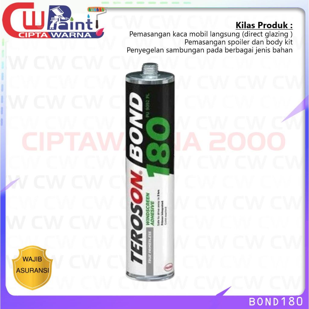 Teroson PU 9092 310ML- Lem Kaca  Palembang - CWK