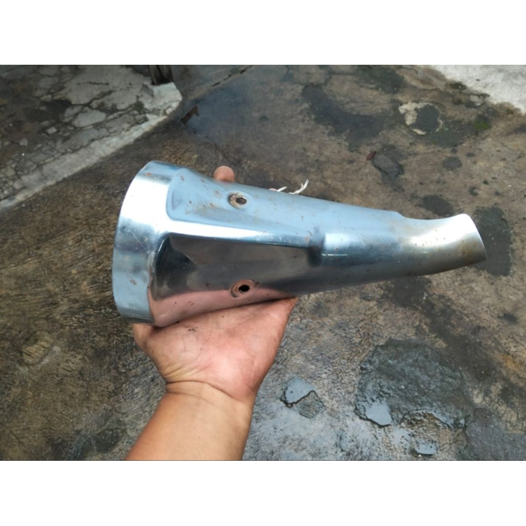 Cover knalpot ninja 250 karbu original second