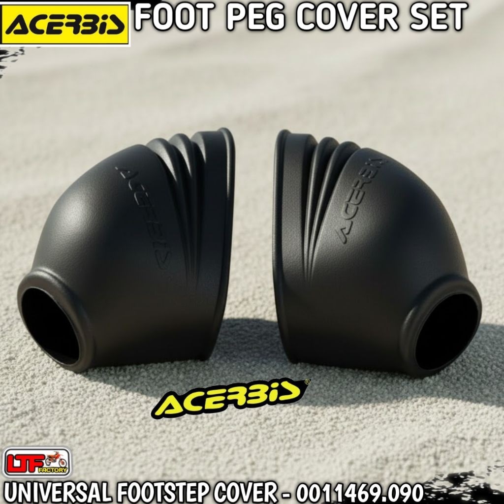ACERBIS FOOTSTEP RUBBER COVER - KARET PELINDUNG PIJAKAN KAKI SET ADVENTURE TRAIL - ENDURO KOMPETISI 