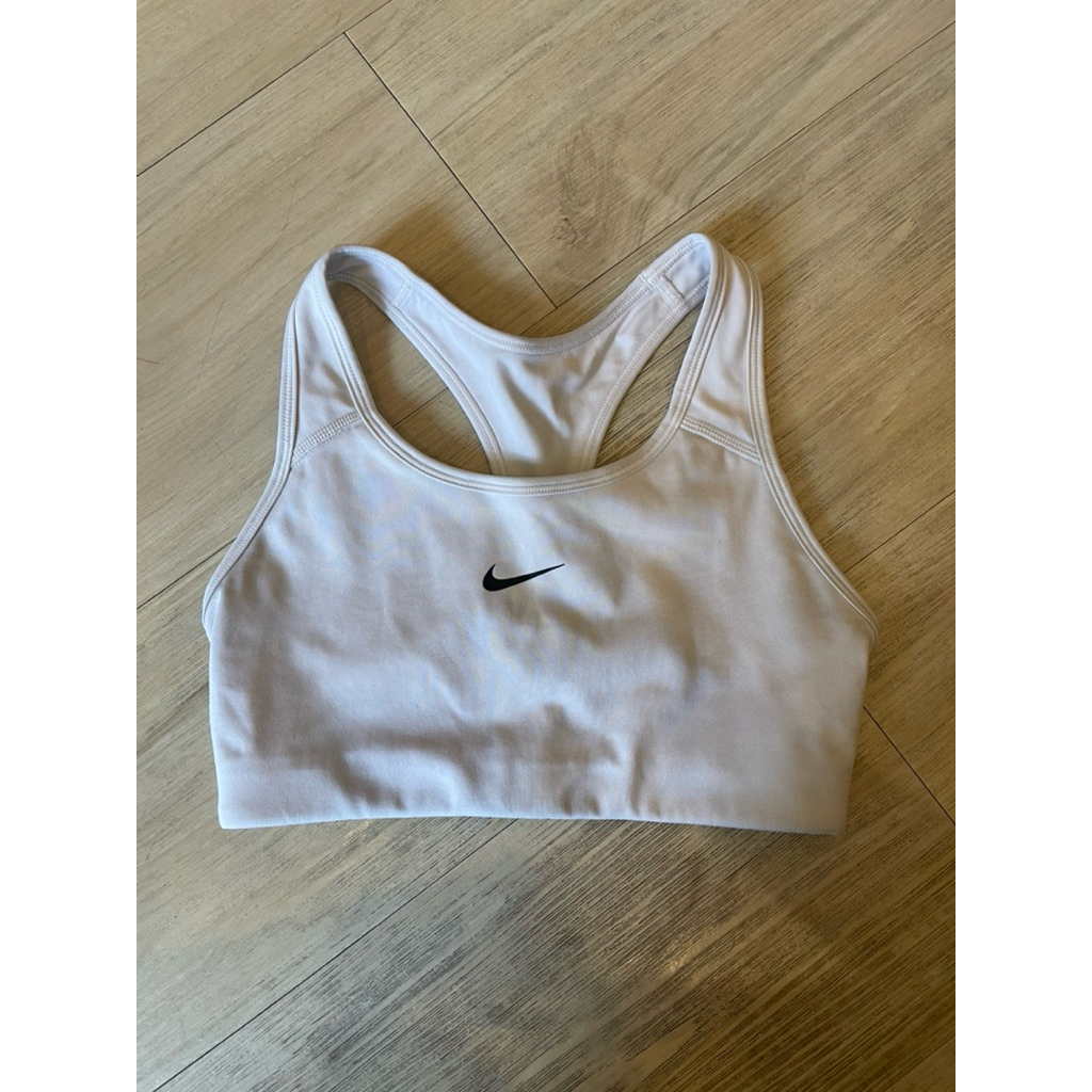 Nike White Sports bra no pad