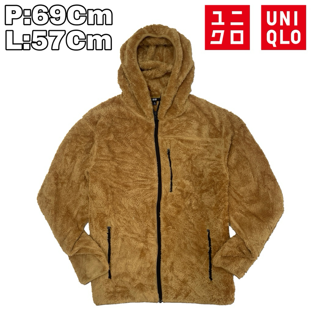 J73 Jaket Fleece Hoodie Sherpa Polar Inner Uniqlo  Bulu Musim Dingin Winter Hiking Pendaki Gunung