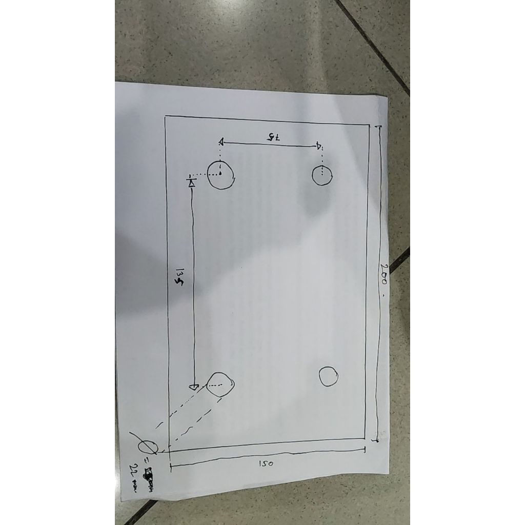 Besi plat custom 6mm