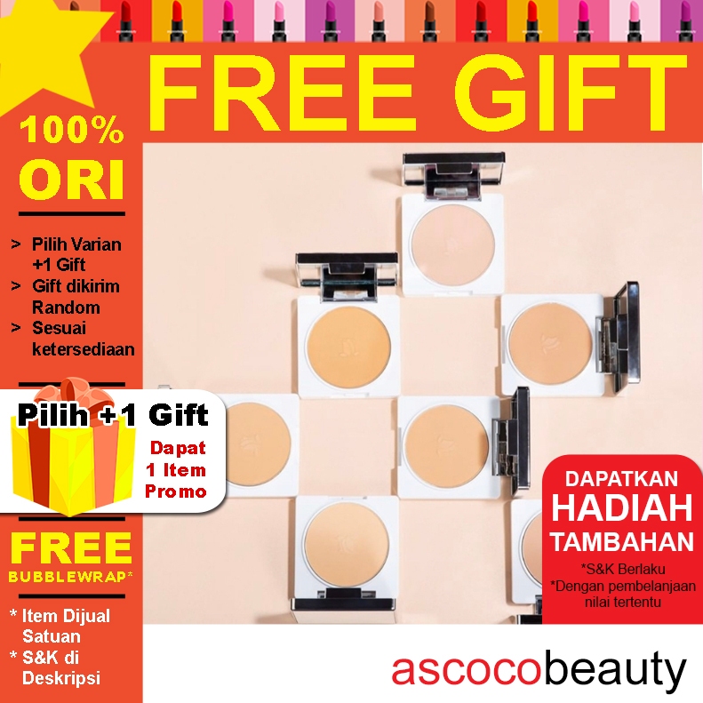 La Tulipe Two Function Cake Bedak Padat Wajah 13gr  LT Pro - ascocobeauty -