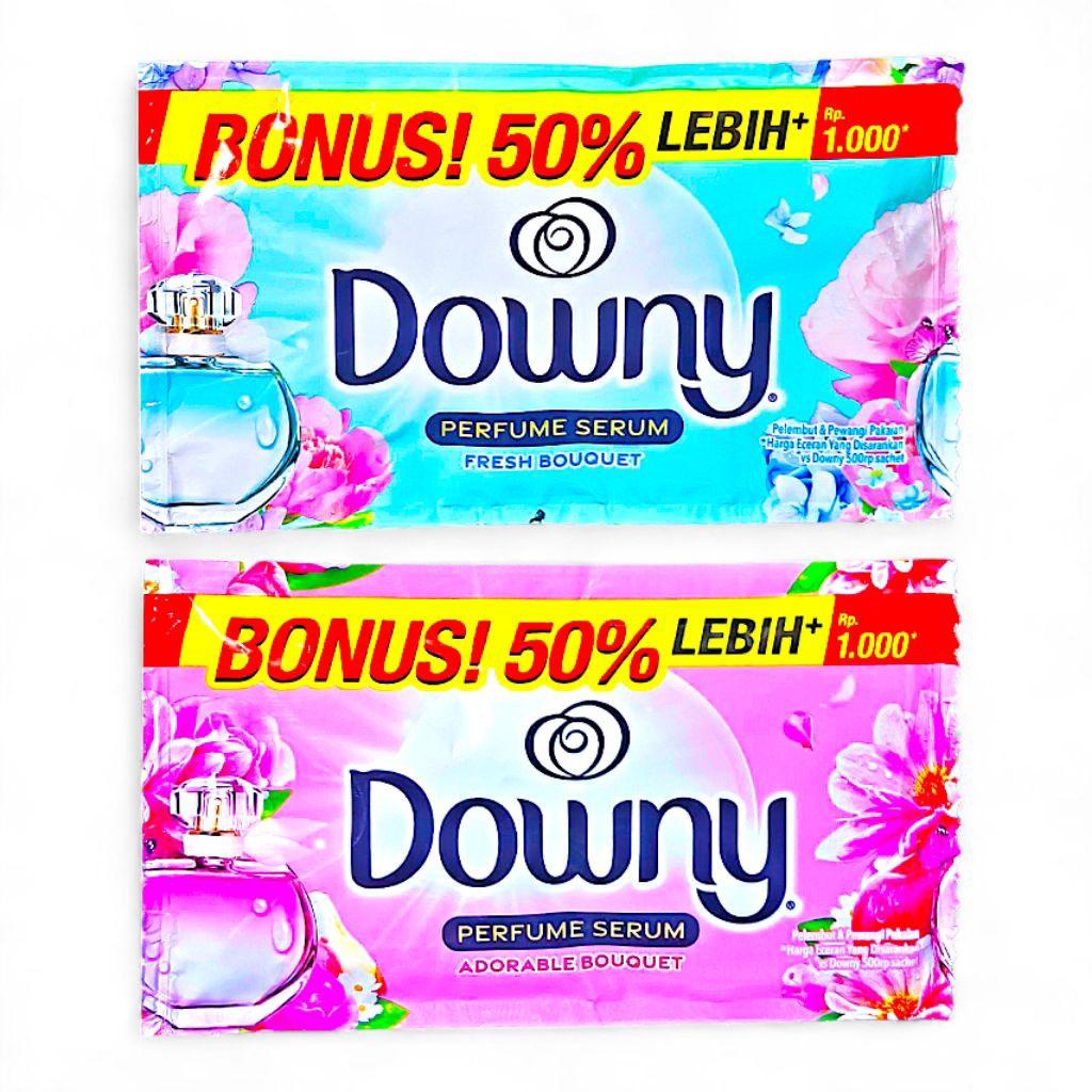 DOWNY PERFUME SERUM [1 RENTENG Isi 6 Sachet @ 22ml] - Fresh Adorable Bouquet Pelembut Pewangi Pakaia