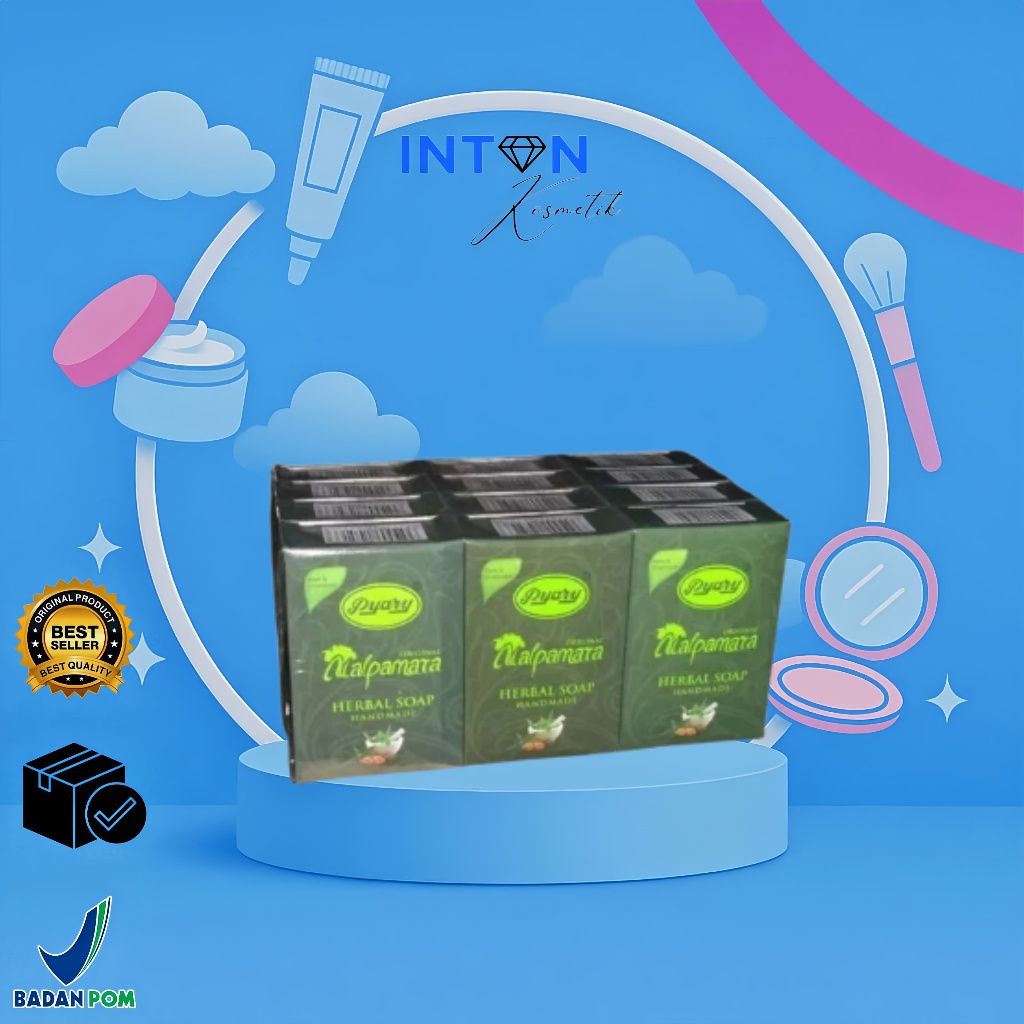 GROSIR Sabun Arab Nalpamara Pyary Hijau Original BPOM 1 lusin isi 12pcs