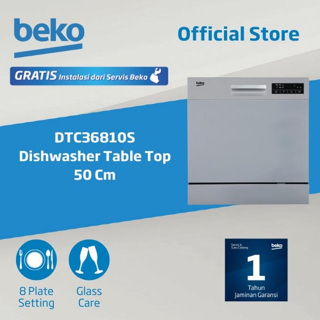 Beko Mesin Cuci Piring DTC36810S Dishwasher