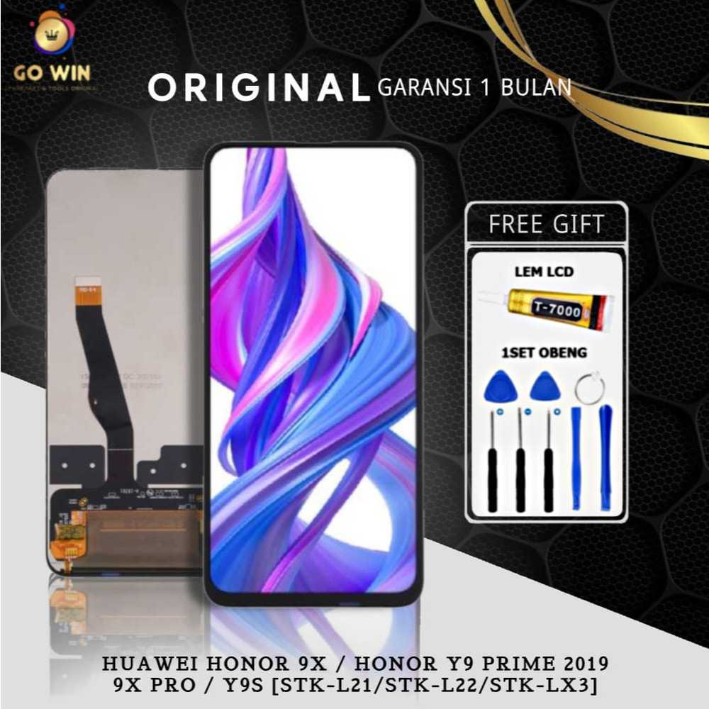 [ORIGINAL] LCD HUAWE1 HONOR 9X / HONOR Y9 PRIME 2019 / 9X PRO / Y9S FULLSET TOUCHSCREEN