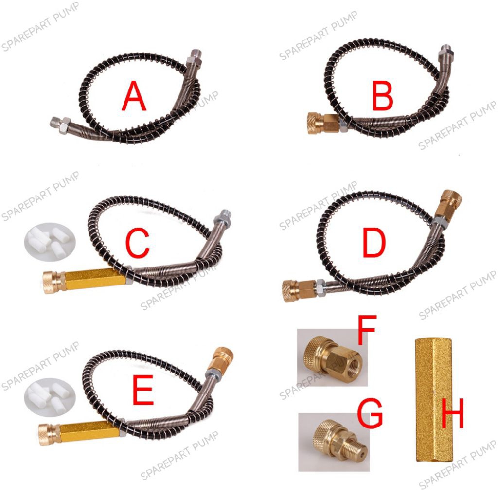 Selang Pompa Pcp / Sparepart Pompa Pcp / Pompa Pcp / Selang Pompa Pcp 6000psi