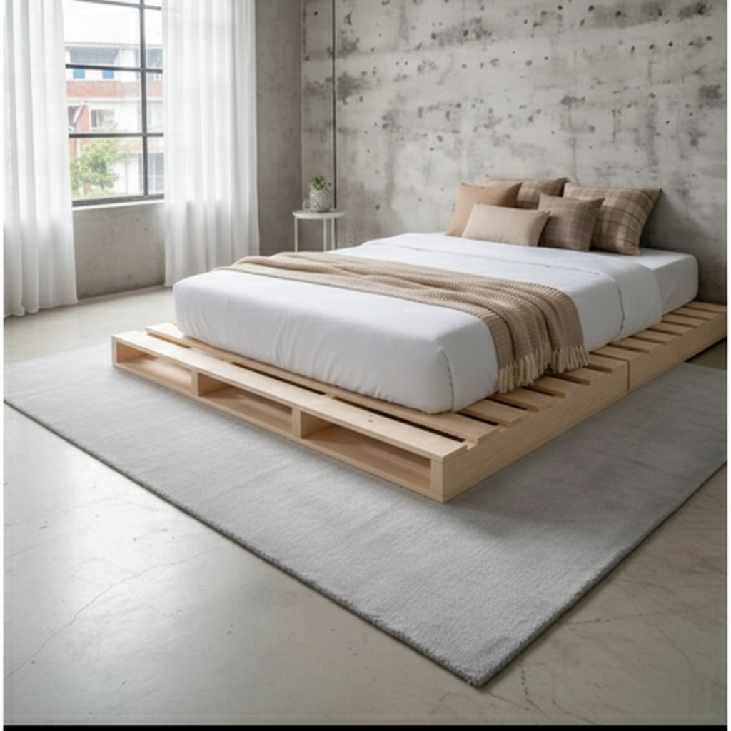 Dipan Kayu Tatakan Kasur Tempat Tidur Minimalis Palet Dipan Kasur Kayu Pinus Anti Jamur