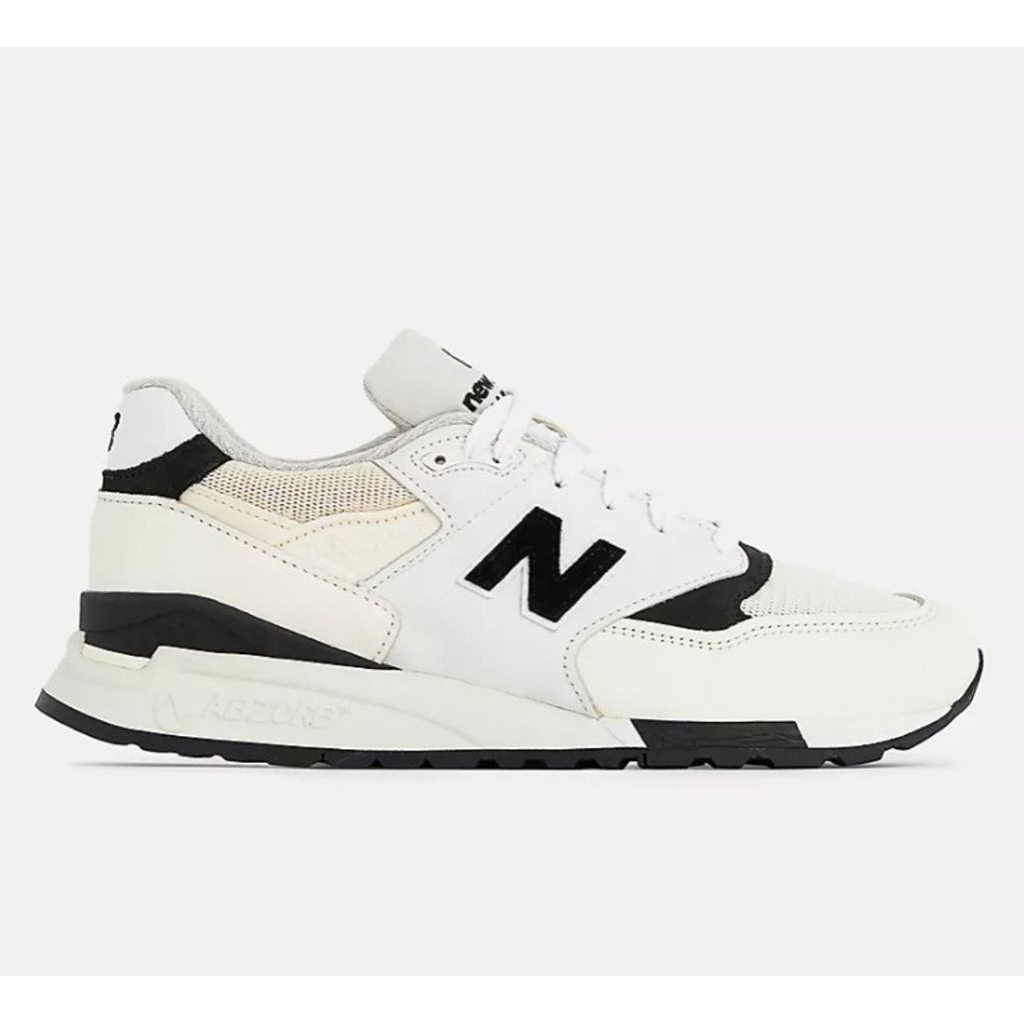 Sepatu Sneakers Pria NB x Teddy Santis 998 Made In USA White Black U998TI RESMI MAP