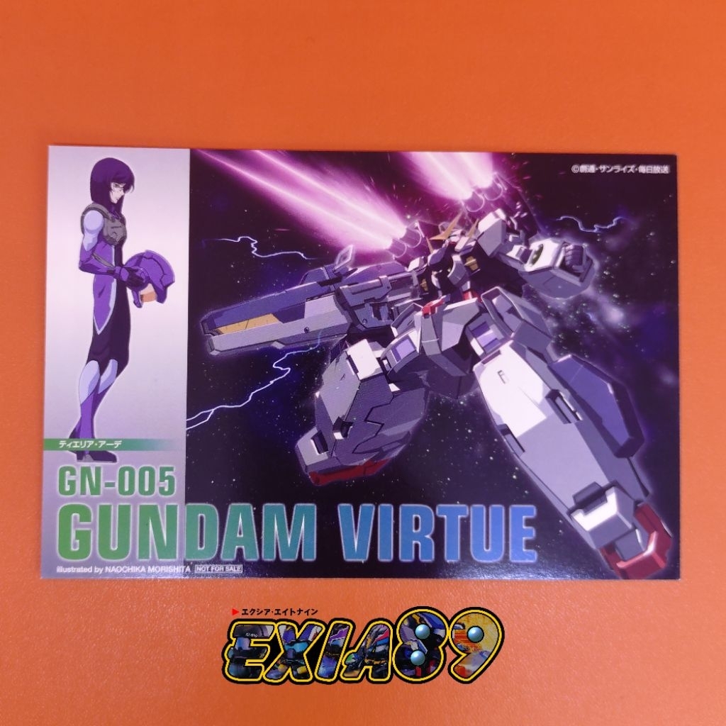 Gundam 00 Postcard GN-005 Gundam Virtue