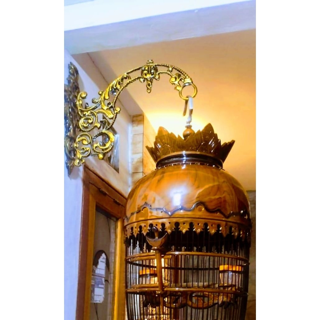 Gantungan/Cantolan Sangkar Burung Dinding Premium