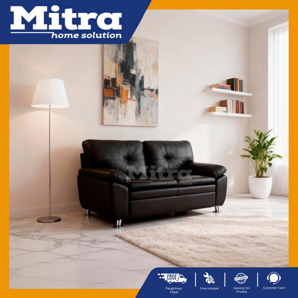 SOFA SANTAI / SOFA KULIT / SOFA PROMO / SOFA MEWAH / SOFA SINGLE / SOFA FREE ONGKIR / MITRA HOME SOL