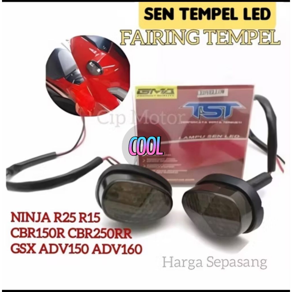 lampu sen sein tempel motor CBR150R CBR250RR NINJA R15/25 GSX ADV 150/160
