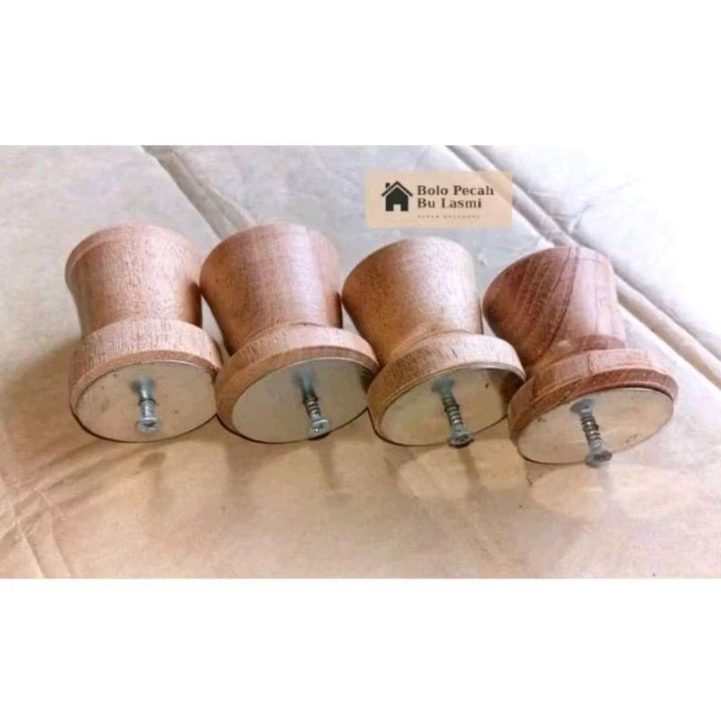 BL - Pegangan Tutup Panci Kayu / Pentol Mur Baut Tutup Panci / Pegangan Tutup Panci Kayu / Tutup Kay