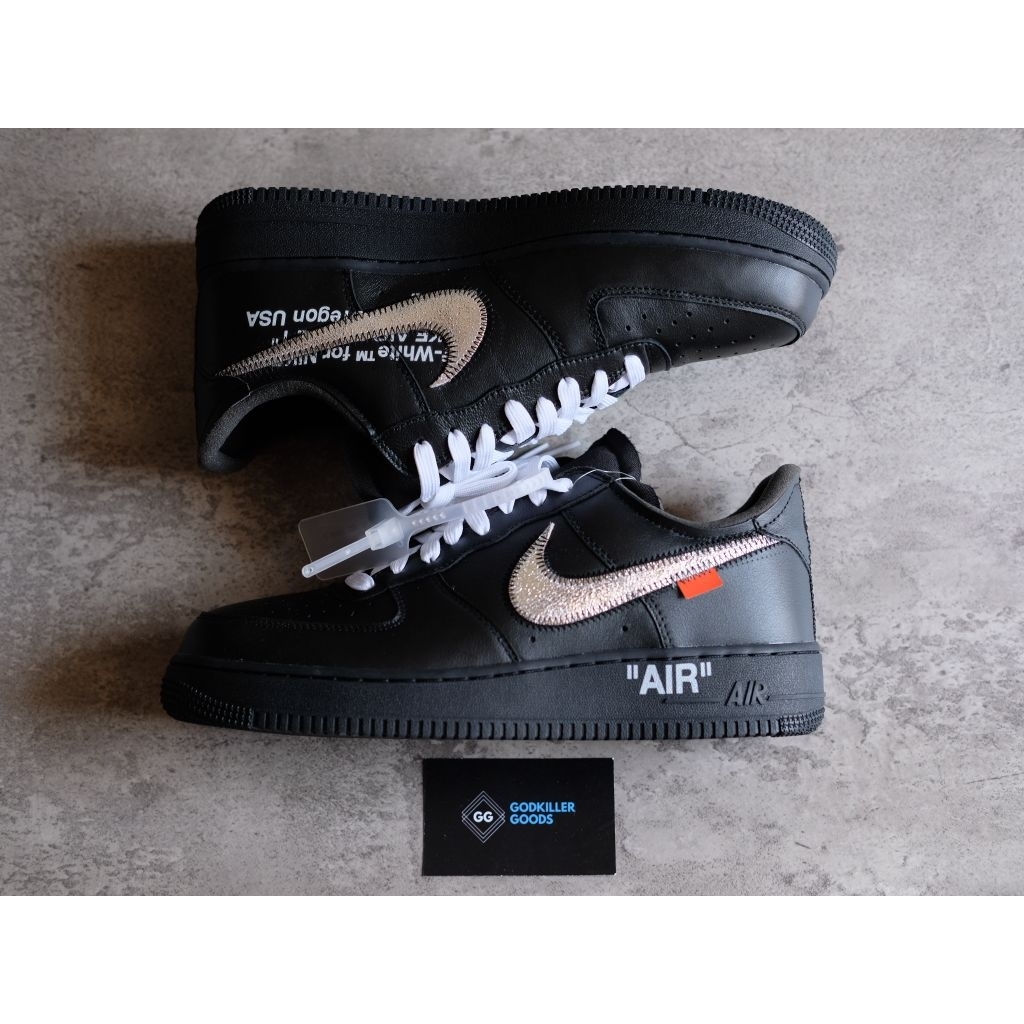 Off White Air Force 1 Low Black MoMA Kickwho Godkiller